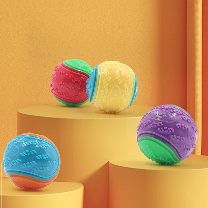 Soft and Durable Dog Ball - Fun and Dental Cleaning in One Toy!