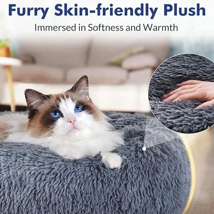 Cozy Round Bed for Pets