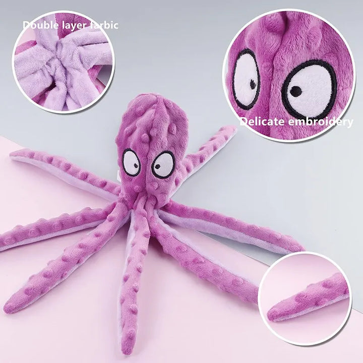 Interactive Plush Toy for Dogs - The Octopus Your Puppy Will Love!