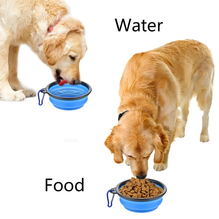 4-in-1 Magic Dog Bowl: Food, Water, Toy and Super Portable!