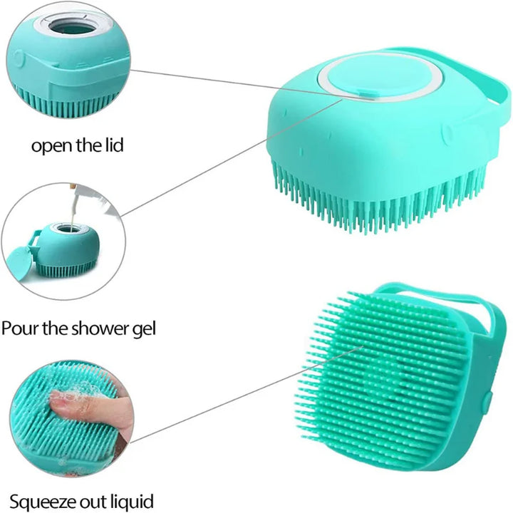 3-in-1 Pet Brush: Relaxing Bath, Massage and Deep Cleaning!