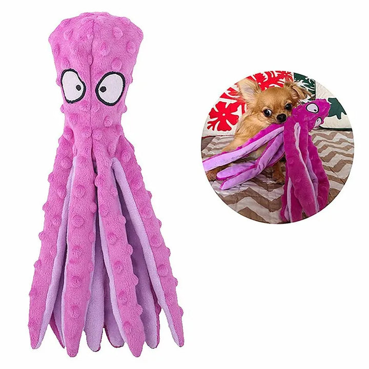 Interactive Plush Toy for Dogs - The Octopus Your Puppy Will Love!